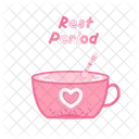 Pink Milk Hot Icon