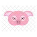 Pig Pink Mask Icon