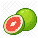 Pink Pomelo Fruit Healthy Icon