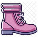 Pink Shearling-Lined Boot Women's  Shoes  Icon