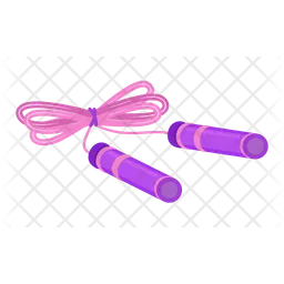 Pink skipping rope  Icon