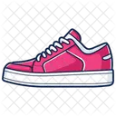 Footwear Icon Flat Style Symbol