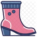 Pink Sock Boot Women'sShoes  Icon