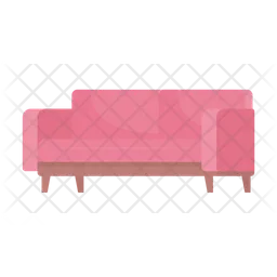 Pink sofa  Icon