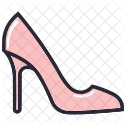 Pink Stiletto Heel Women's Shoes  Icon