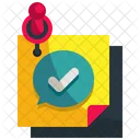 Pinned Note  Icon