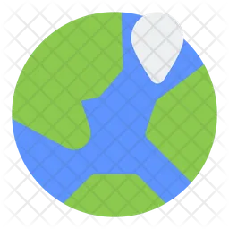 Pinned world  Icon