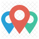 Locais GPS Pinos Icon