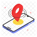 Localizacao Etiqueta Gps Ícone