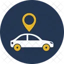 Pino De Viagem Autonomo Taxi Ícone