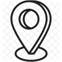 Stecknadel Punkt Standort Symbol