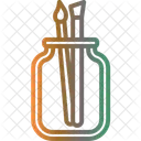 Pinselglas  Symbol