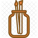 Pinselglas  Symbol