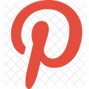 Pinterest Soziales Pin Symbol