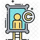 Derechos De Autor De Pintura Arte Obra De Arte Icon