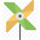 Pinwheel Paper Windmill Icon