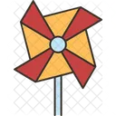 Pinwheel Paper Windmill Paper Icon