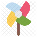Pinwheel Toy Windmill Toy Icon