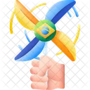 Pinwheel Toy Windmill Icon