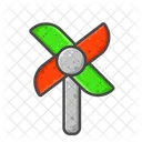 Pinwheel Windmill Wind Icon