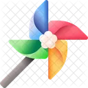 Pinwheel Toy Windmill Icon
