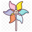 Pinwheel Paper Craft Kids Pinwheel Icon