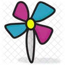 Pinwheel Paper Craft Kids Pinwheel Icon