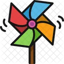 Pinwheel Toy Kid Icône