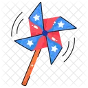 Wind Geometric Mill Icon