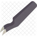 Pinza No Magnetica Curva Icono