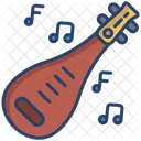 Pipa Chinese Instrument Lute Icon