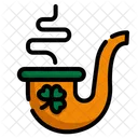 Icono De Linea Rellena Del Dia De San Patricio Creado En Base A Una Cuadricula Perfecta De Pixeles De 64 X 64 Pixeles Icono