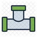 Pipe Tee Plumbing Icon