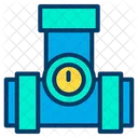Pipeline Transportation Pipe Pipe Line Meter Icon