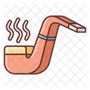 Pipe A Fumer Pipe A Fumee Pipe A Tabac Icône