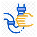 Pipe Fixing Work  Icon