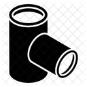 Valve Tee Plumbing Equipment Pipe Connection Icon