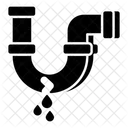 Pipe Leak Water Leakage Burst Pipe Icon