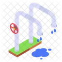 Pipe Leakage Water Icon