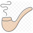 Pipe Smoking Lineal Color Icon Icon