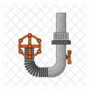 Pipe Plumbing Flow Icon