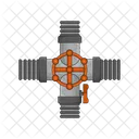 Pipe Construction Equipment Icon