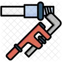 Pipe Threading Pipe Pipe Wrench Icon