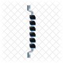 Pipe With Space For Step Steps Pipe Water Icon