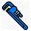 Pipe Wrench Construction Icon