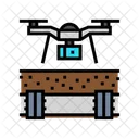 Pipeline Inspection Drone Icon
