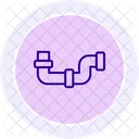 Pipeline Line Icon Icône