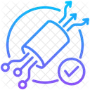 Pipeline Chain Arrange Icon