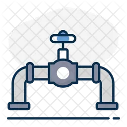 Pipeline Icon - Download in Colored Outline Style