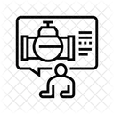 Pipeline Construction  Icon